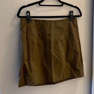 FREE PEOPLE Green/Brown Skirt